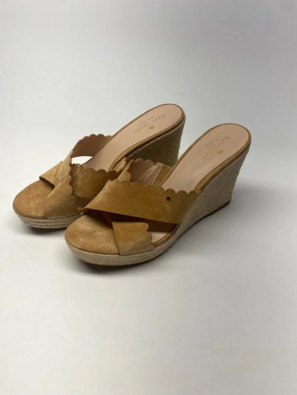 Kate Spade Womens Criss Cross Espadrille Wedge Heel Sandal Sz 10